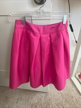 Face Face pink pleated a line skirt small